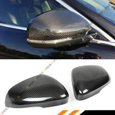FOR 2011-18 JAGUAR XE XK XKR XF XFR XJ FULL CARBON FIBER ADD-ON MIRROR COVER CAP picture
