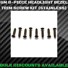 1954-1988 Cutlass Supreme Brougham Headlight Bezel Header Panel Trim Screws GM picture