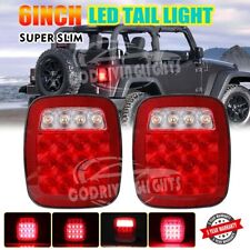Pair 39 LED Tail Lights Brake License Plate Lamp For Jeep Wrangler YJ TJ CJ5 CJ7 picture