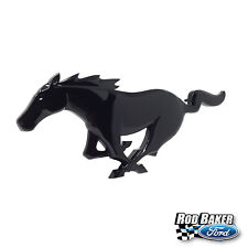 OEM 2015 - 2019 Ford Mustang Black Pony Grille Running Horse Emblem Badge picture
