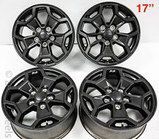 4 Jeep Gladiator Willys Rubicon 17” Black Factory OEM Wheels Rims 9237 # 3408 picture