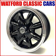 MGB GT and MGB Roadster Minilight  Alloy Wheels Set of 4 Black  HL All years picture