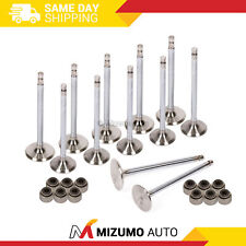Intake Exhaust Valves w/ Seals Fit 89-97 Nissan Axess D21 Stanza SOHC KA24E picture