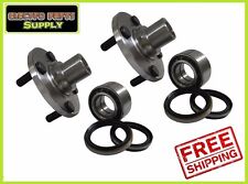 2 Front Hub & Wheel Bearings + Seals for Sentra 91-99 200SX Non ABS Pair 8PCS picture