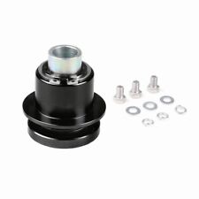 Excellent Quality 360 Steering Wheel Quick Release Disconnect Hub Black picture