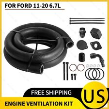 For FORD F-250 2011-2020 6.7L Powerstroke CCV PCV Reroute Engine Ventilation Kit picture