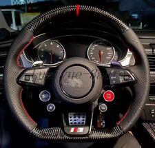 New Carbon fiber Sport flat steering wheel Frame for Audi R8 TT TTRS 2016+ picture