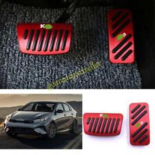 For Kia Forte K3 19-2024 Red Alloy Brake Pedal Accelerator Pedal Cover Trim picture