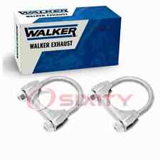 2 pc Walker Exhaust Clamps for 1974-1987 Oldsmobile Cutlass Supreme 5.0L cl picture