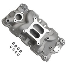 Dual Plane intake manifold for SBC Small Block Chevy 305 327 350 400 1957-1986 picture