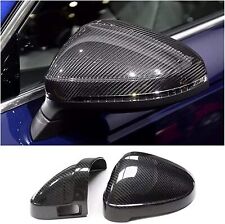 For Audi A4 B9 S4 A5 S5 RS5 2016+ Carbon Style Mirror Cover Caps W/ Lane Assist picture