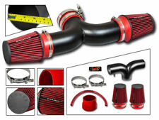 Short Ram Air Intake Kit MATT BLACK + RED for 04-09 Dakota/Durango 3.7 4.7 Dual picture