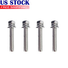 Pack of 4 Engine Air Filter Box Cover Screw Bolts Lid Bolt 5x28 For Honda Accord picture