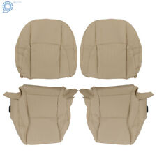For Lexus ES350 2007-2012 Seat Cover Driver Passenger Bottom Top Perforated Tan picture