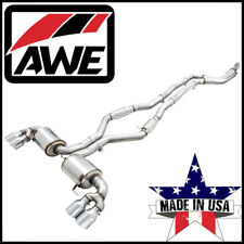 AWE Resonated Touring Cat-Back Exhaust Kit fits 20-24 BMW M340i M440i Base 3.0L picture