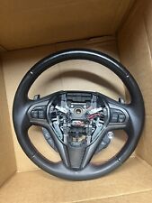 2011-2015 HONDA CR-Z CRZ STEERING WHEEL WITH SWITCHES Red Stitching ￼leather picture
