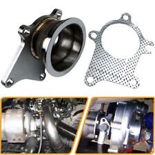 Fit T3 T4 Turbo Exhaust Down Pipe 5 Bolt Flange to 3 Inch 76mm V-Band Adapter picture