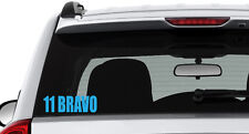11 B BRAVO INFANTRY US ARMY Vinyl Decal Stickers JDM Military Car Truck 8 X 2.5 picture