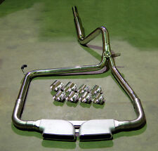 Catback Stainless Exhaust + Bandclamps + CME Center Tip LS1 LT1 FOR CAMARO SS picture