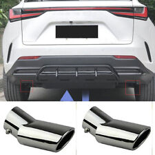 For Lexus NX250 350 350h 22-24 stainless Muffler Exhaust Tip Finisher Cover Trim picture