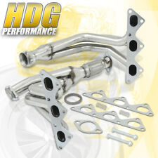 Stainless Exhaust 6-2-1 Headers + Flex Piping For 91-99 3000GT Stealth DOHC 6G72 picture