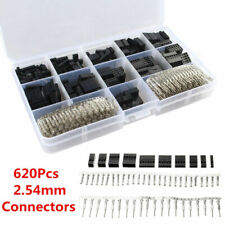620pc Set Male Female Wire Jumper Pin Header Connector Housing Kit w/ Crimp Pins picture