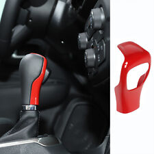 Red Gear Shift Knob Cover Trim For Jeep Renegade 15+ & Compass 17+ Accessories picture