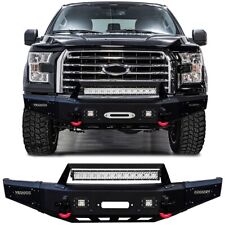 Vijay Fits Ford F150 2015-2017 New Assembly Steel Front Bumper with LED Lights picture