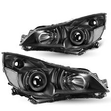For 2010-2014 Subaru Outback Legacy Black Projector Headlights Headlamps Sets picture