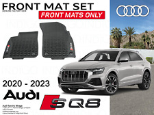 2020-2023 Audi SQ8 Q8 Rubber Floor Mats Front All-Weather Mats 4M8061221A041 picture