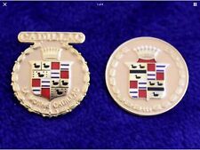 2 Cadillac Emblem Hat Pins Lapel Pin Crest Emblem Accessory Badge GM picture