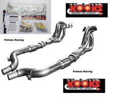 1-7/8 x 3 Kooks SS headers   catted mid pipes cats 2015-23 Mustang GT 5.0 Coyote picture
