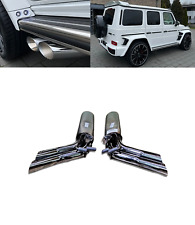 W463A Brabus Style Exhaust System Kit Chrome Mercedes G Class W464 G550 G500 G63 picture