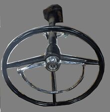 1963 1964 & Other Ford Fairlane 500 Steering Column + Wheel + Horn Ring Complete picture