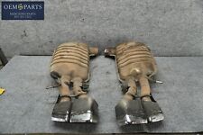 ✔ REAR EXHAUST MUFFLER PIPE TIP SET MERCEDES W212 W218 E63 CLS63 AMG OEM picture