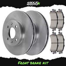 Front Brake Rotors & Ceramic Pads Set Kit for 2011-2019 Ford Fiesta picture