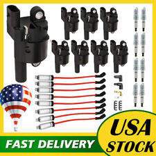 8 Ignition Coil &Iridium Spark Plug &Wire For GMC Chevy Silverado 1500 Tahoe 5.3 picture