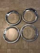 AMC Javelin AMX 15” Replacement Style Rally Wheel Trim Ring Set  picture