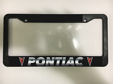 PONTIAC VIBE G6 G8 AZTEK GTO FIREBIRD BONNEVILLE Black License Plate Frame NEW picture