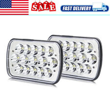 Pair of 7X6 LED Headlights Hi/Lo Beam For Chevy Express Cargo Van 1500 2500 3500 picture