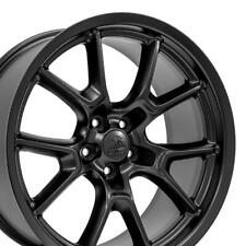 20X9 Satin Black 10369 Wheel Fit Dodge Charger Challenger Scatpak Style picture