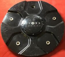ONE USED Zyoxx Wheels GLOSS BLACK Custom Wheel Center Cap Caps  # ZX-2 ZX2 9298 picture