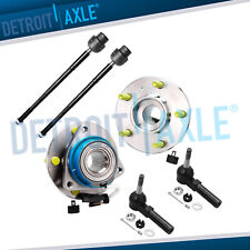6pc Front Wheel Hub And Bearings w/ ABS + Tie Rods for Chevy Impala Buick Regal picture
