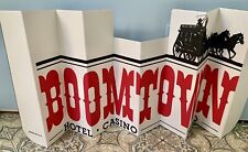 Vintage Auto Shade Windshield Cover Cardboard RENO BOOMTOWN Advertising NOS picture