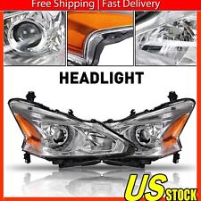 For 2013-2015 Nissan Altima Pair Headlights Headlamps Passenger & Driver Side picture
