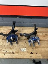 #64- 95-98 Nissan 240sx S14 OEM Front Knuckles Spindles 5 Lug Wheel Hubs PAIR picture