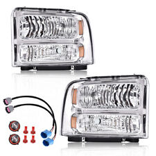 FIT FOR 1999-2004 FORD F-250 F-350 SUPER DUTY EXCURSION CONVERSION HEADLIGHTS picture