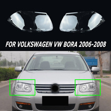 For Volkswagen VW Bora 2006-2008 Pair Headlight Cover Transparent Headlamps Lens picture