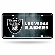 Las Vegas Raiders NFL Football Aluminum Metal License Plate Tag  picture