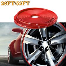 52 FT Car Wheel Rim Edge Protector Ring Tire Guard Rubber Strip Trim Decoration picture